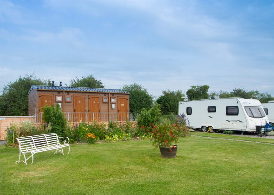 Toilet block and pitches