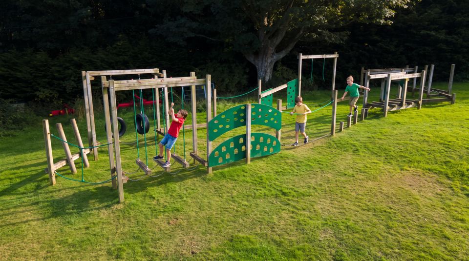 Outdoor play trail