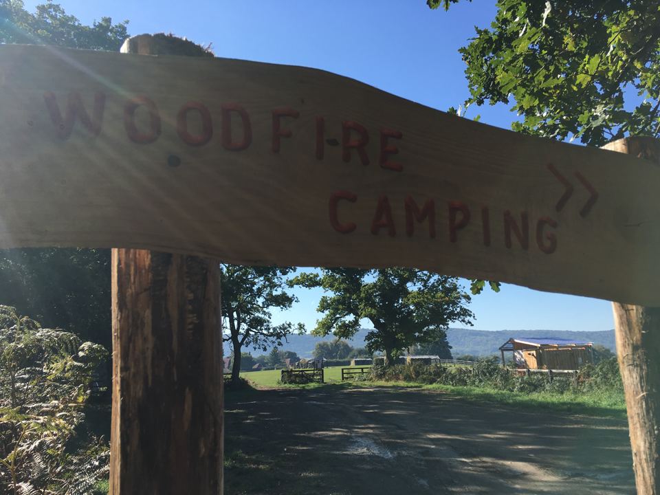 Woodfire entrance sign