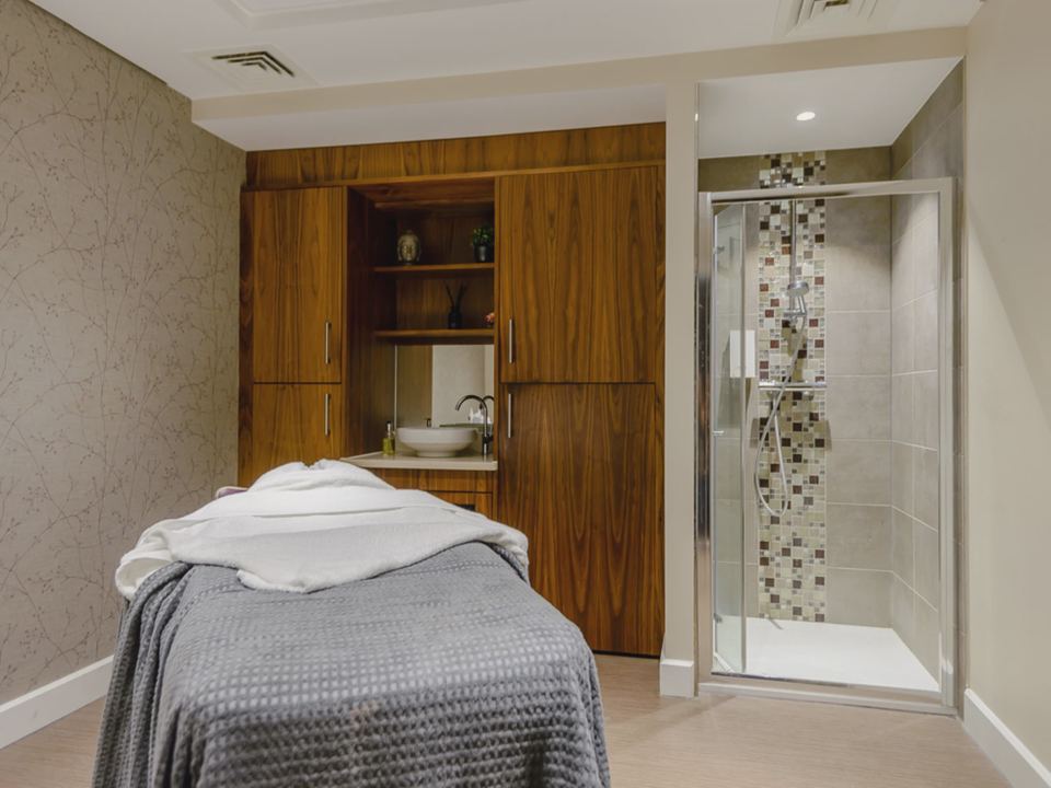 Spa treatment room