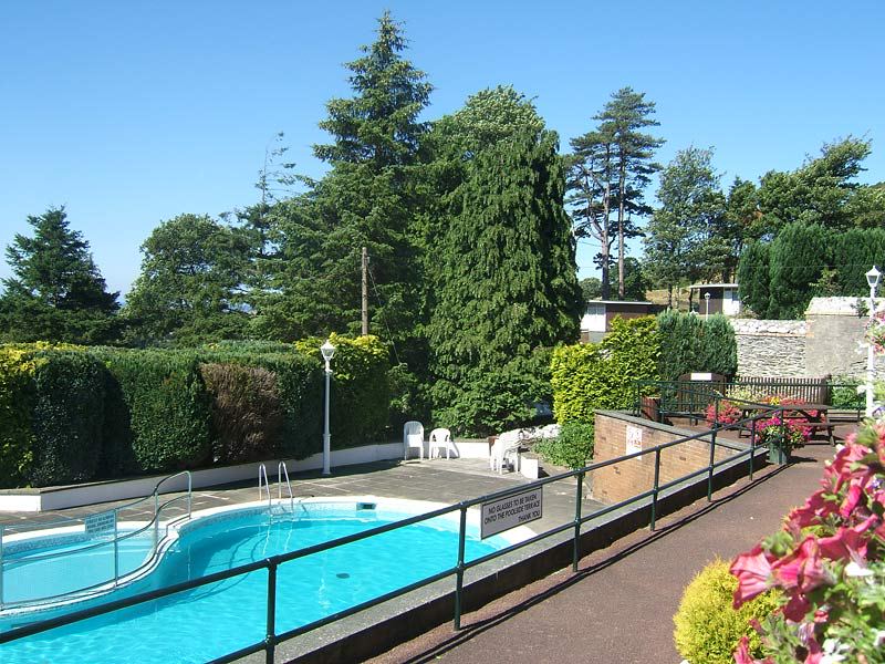 Heated outdoor pool