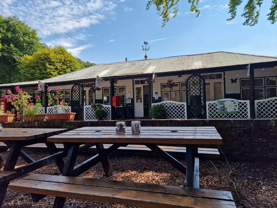 Tearoom and picnic tables