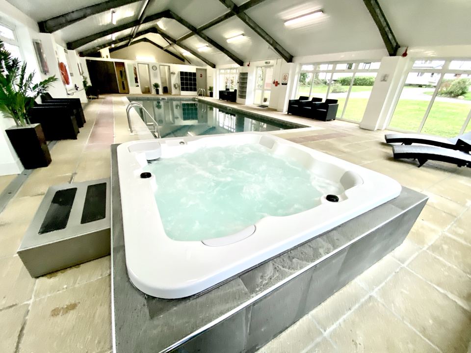 Indoor pool and spa