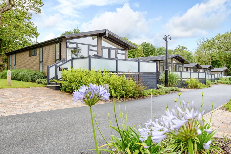 Lodges along the park road