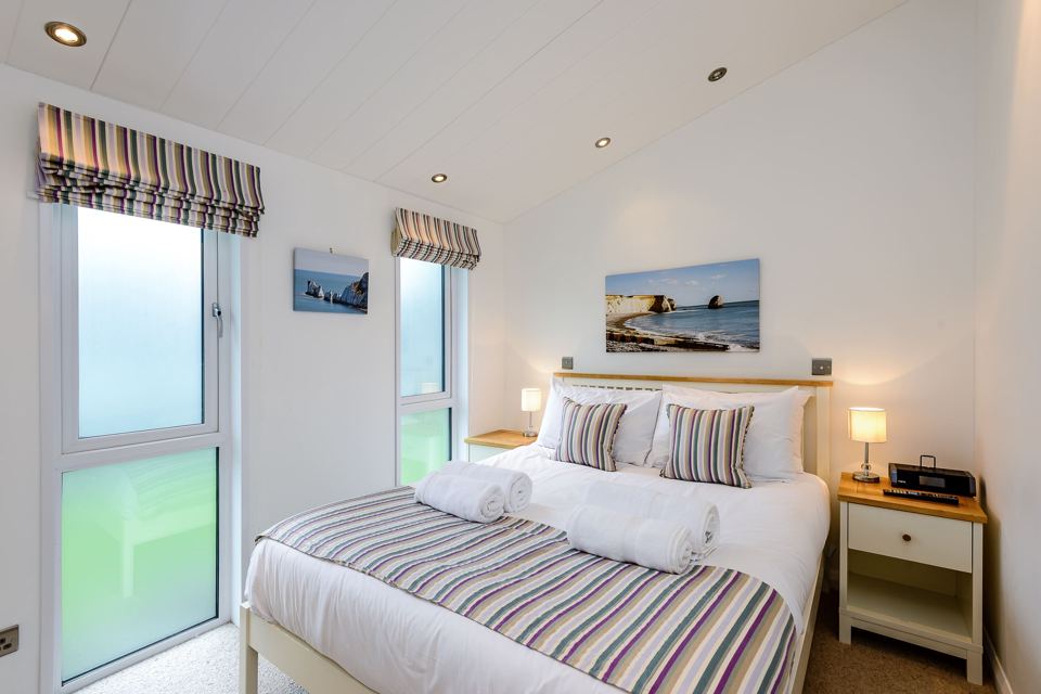 Lodge double bedroom
