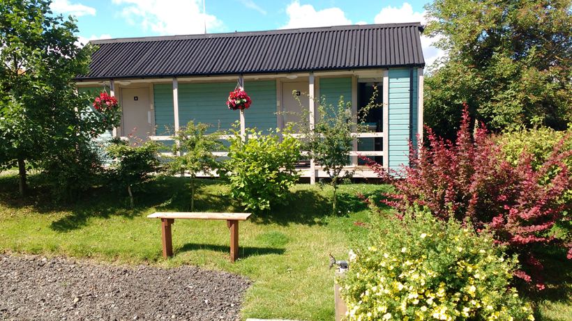 Amenity block with veranda