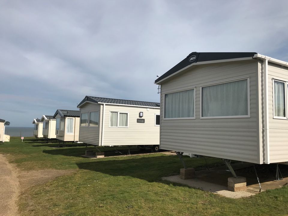 Holiday homes on the clifftop