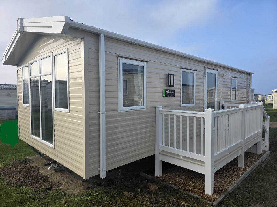 Holiday home with decking