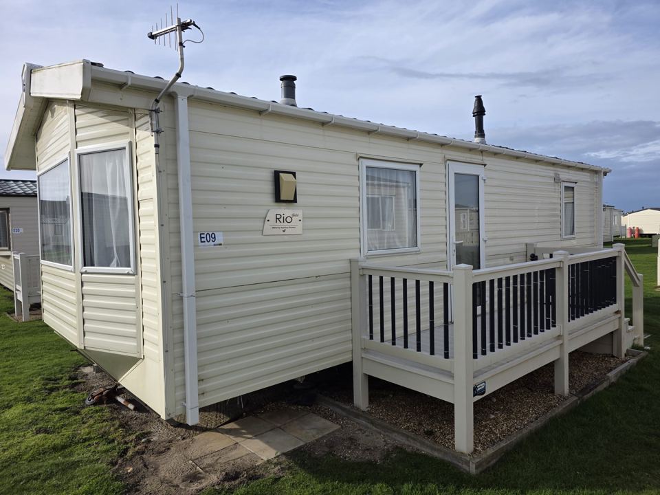 Holiday home with decking