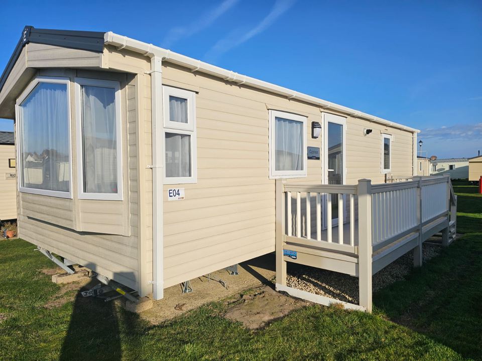 Holiday home with decking
