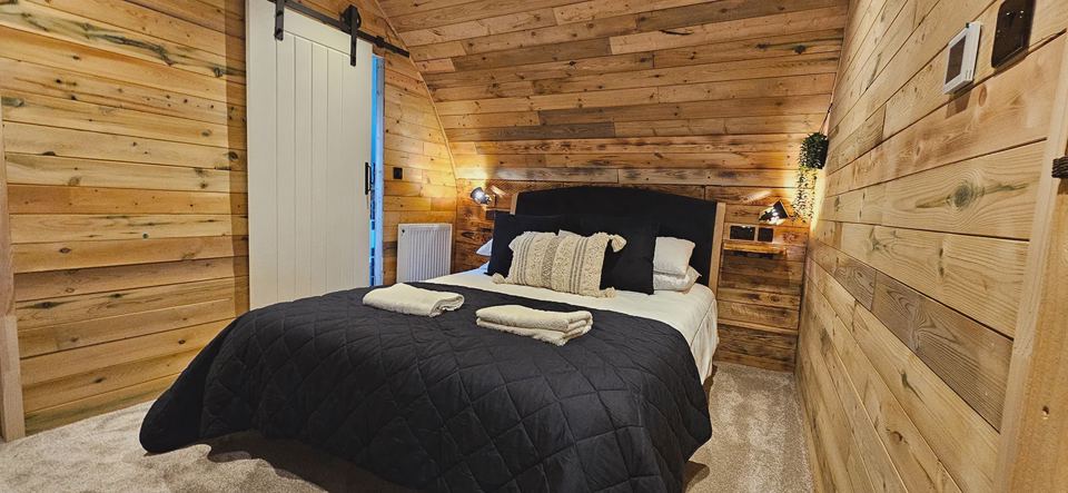 Bedroom with king bed
