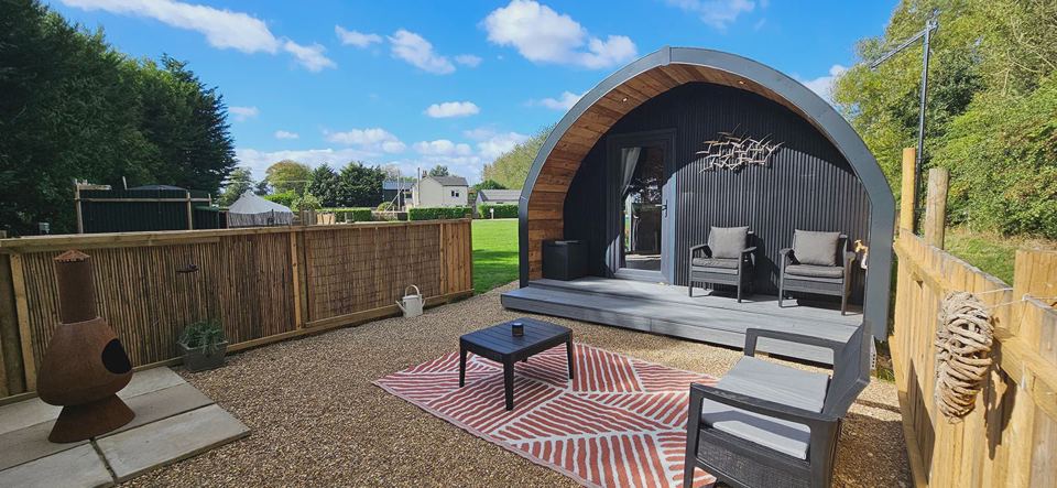 Luxury pod and private patio